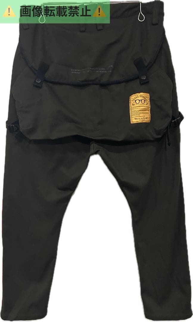 ＊NATAL DESIGN ストレッチ入り フラップ サルエルパンツ L