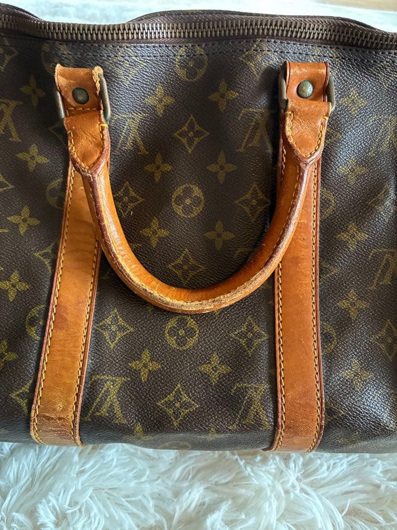 LOUIS VUITTON ボストンバッグ モノグラム キーポル50 ブラウン