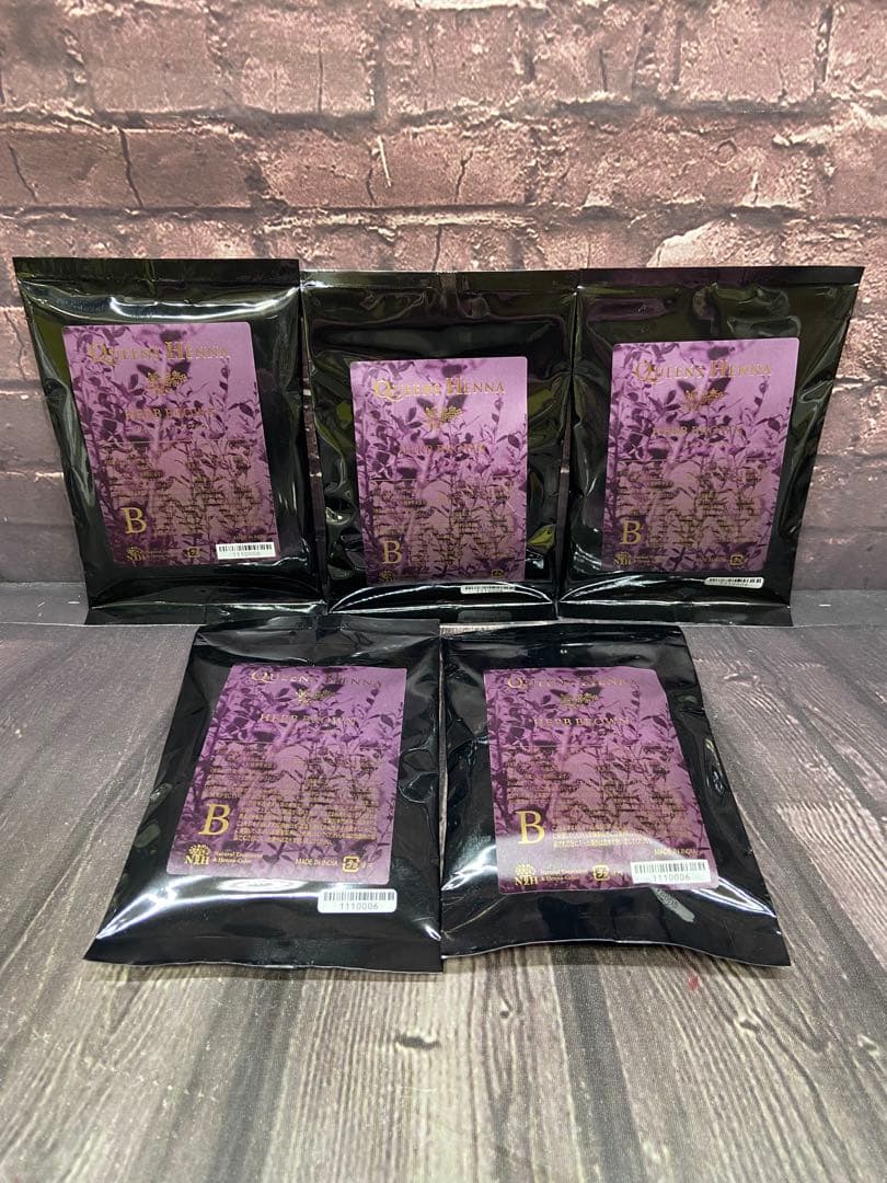 ⚫︎ Queens Henna クイーンズ ハーブ ブラウン ×5