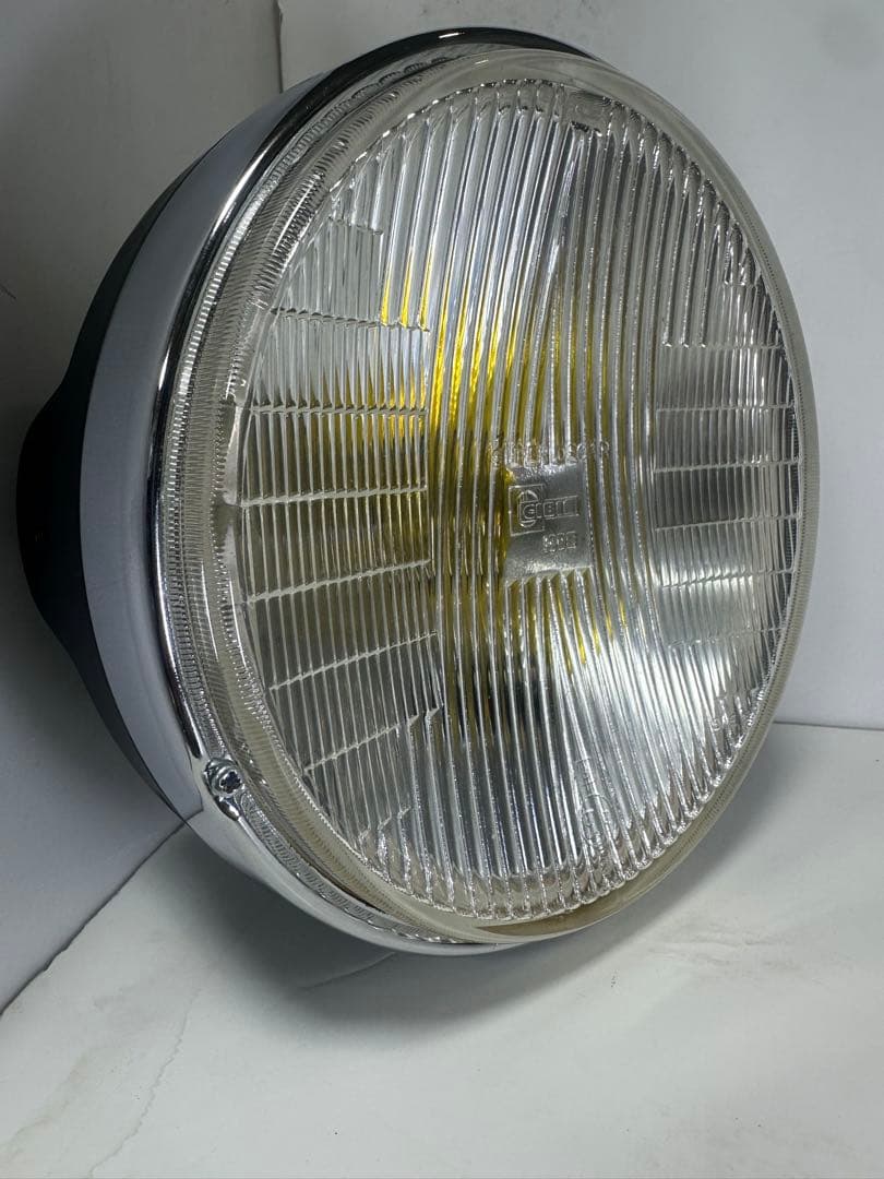 希少当時物シビエスーパーオスカー180πシビエ凹みレンズ付きヘッドライトASSY