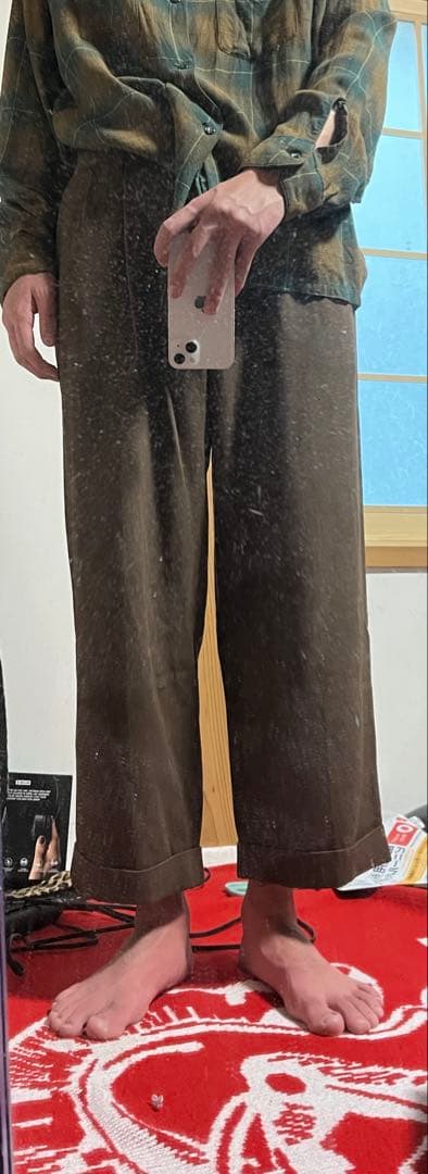 き*と様 50s ロカビリー WOOL ギャバジン スラックス ヴィンテージ レ