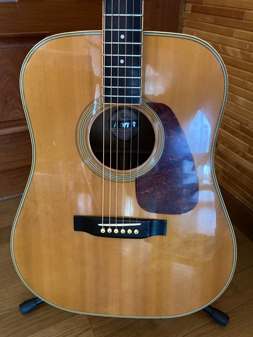 Morrisアコースティックギターモーリスジャパンヴィンテージ　ハードケース付