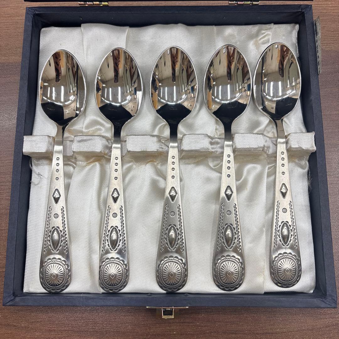 【専用】ラルフローレン コンチョ ステンレス スプーン 5本セット