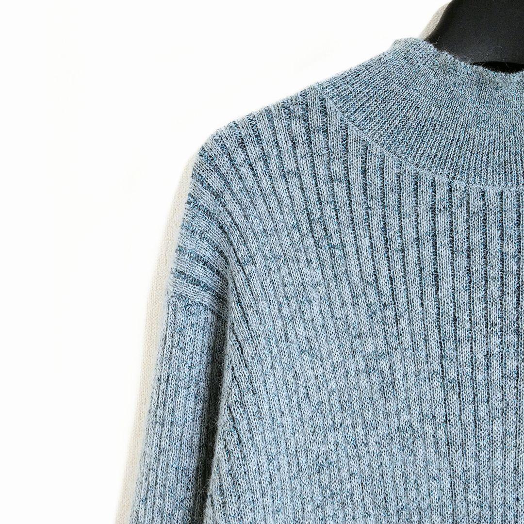 ■極美品 EBONY エボニー モヘヤ混 ニットドレスワンピース