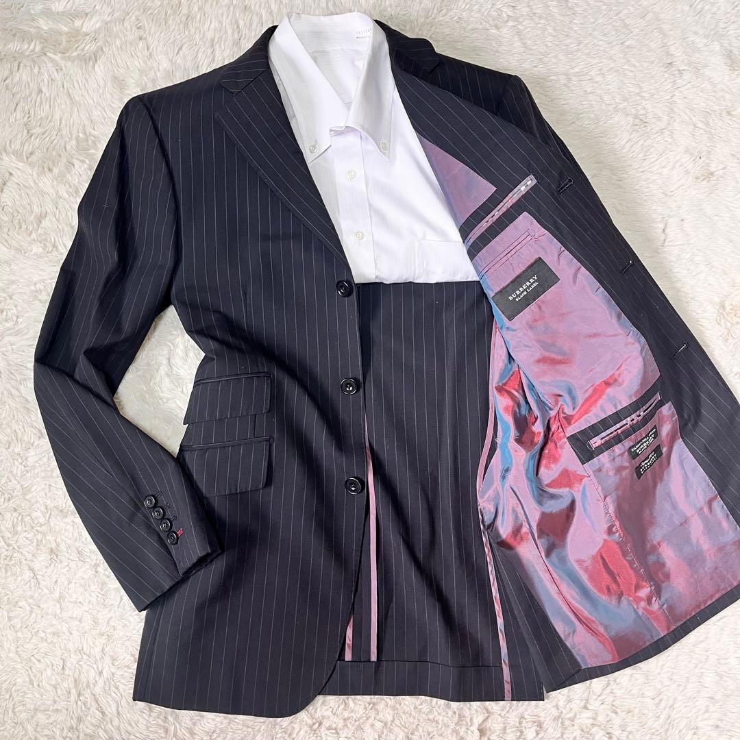 美品 バーバリーブラックレーベル　セットアップ タスマニアウール40R L