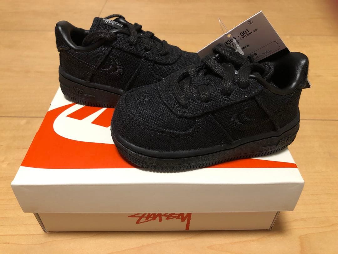 12cm STUSSY NIKE AIR FORCE 1 ベビーシューズ