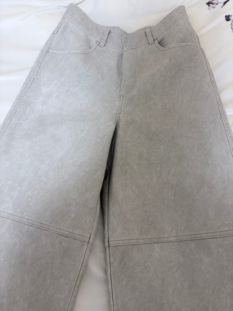 パンツ thetoe Camden Leather Pants