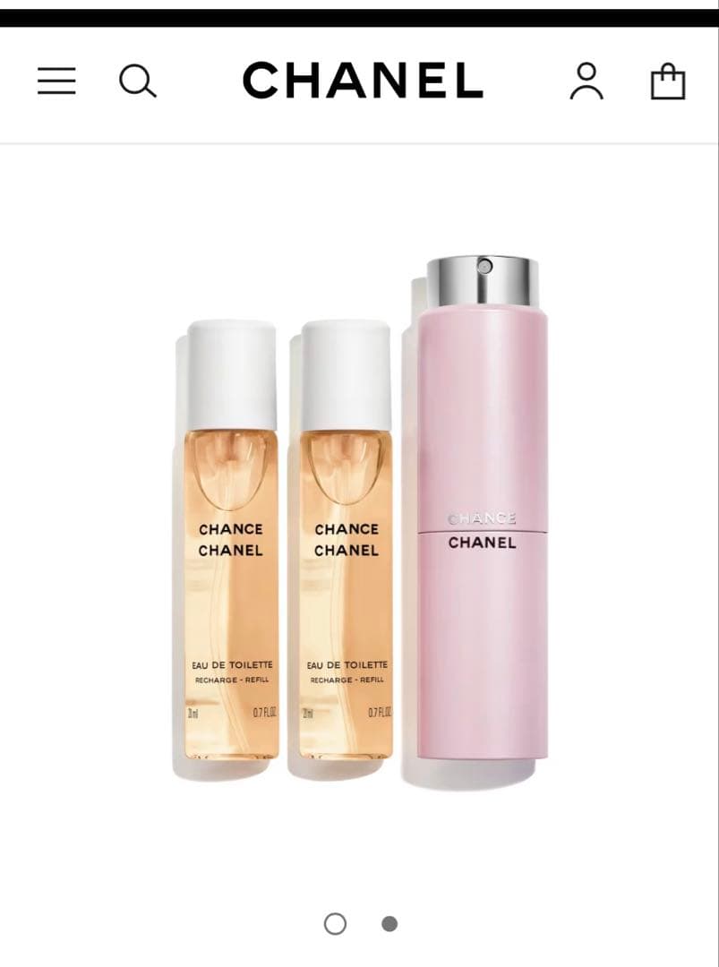 ［未使用］CHANEL CHANCE ツイスト&スプレイ20ml×3