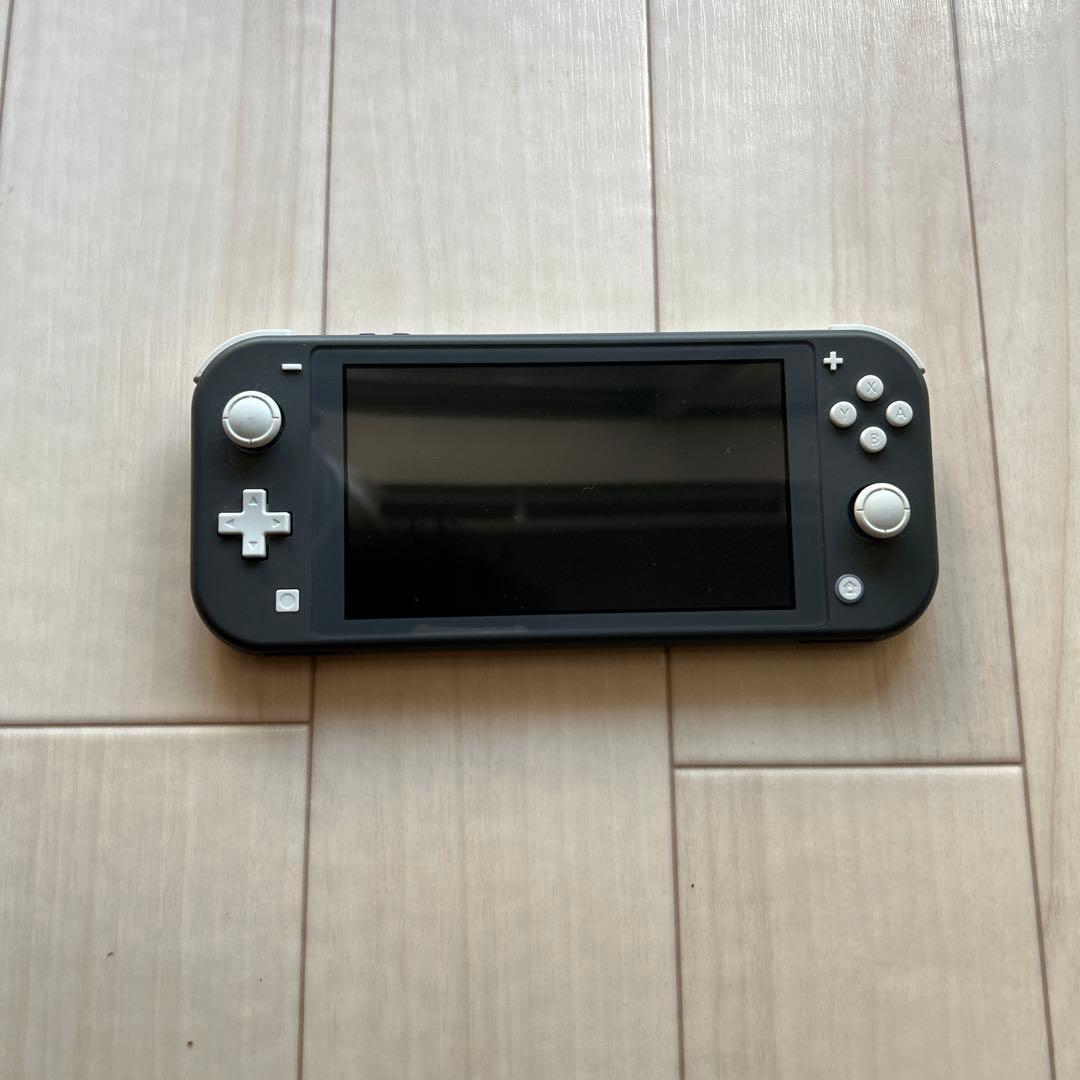 【28日まで5000円値下げ中】SwitchLiteブラック 本体 充電ケーブル