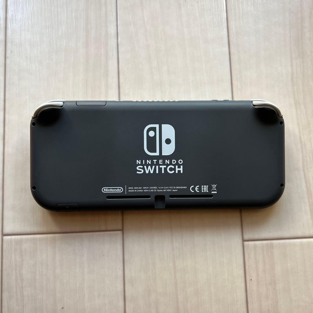 【28日まで5000円値下げ中】SwitchLiteブラック 本体 充電ケーブル