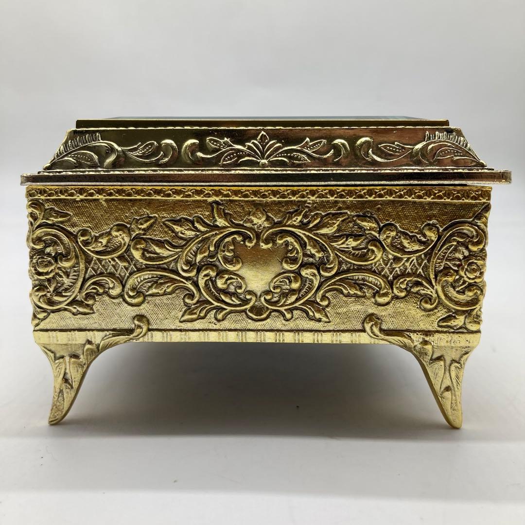 【美品】小樽　オルゴール堂　ジュエリーボックス　蝶々　星に願いを　バタフライ