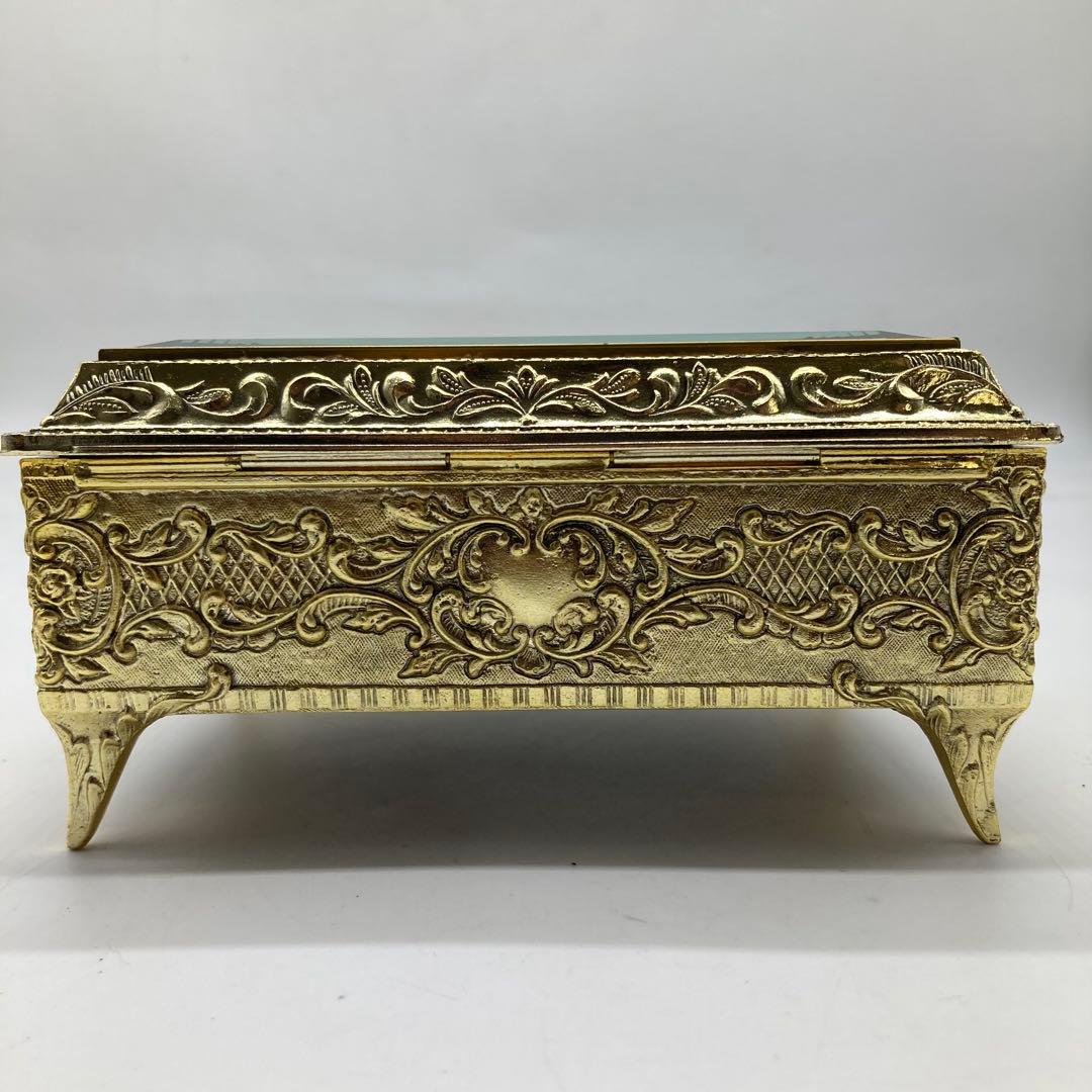 【美品】小樽　オルゴール堂　ジュエリーボックス　蝶々　星に願いを　バタフライ