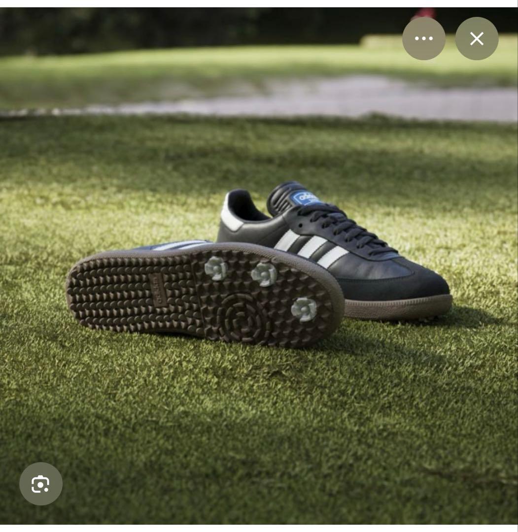 新品 室内試着のみ定価¥19800 adidas Golf SAMBA 24cm
