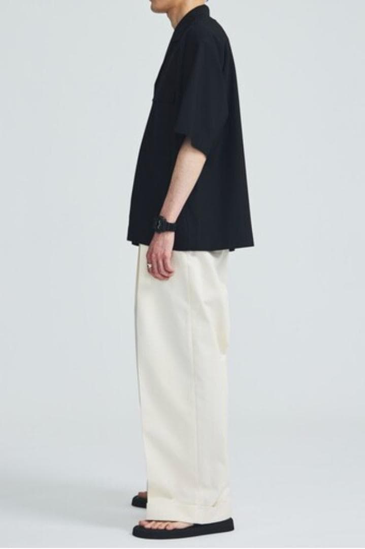 【markaware】PLEATED WIDE TROUSERS（白：2）