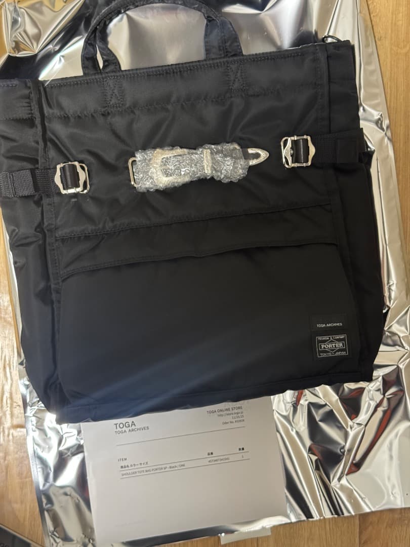 バッグ PORTER x TOGA Shoulder tote bag SP Black