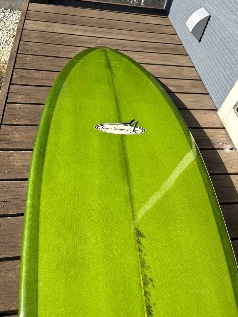 ハダクラフト　ミッドレングス　シングル　6,2　緑　ハードケース付き