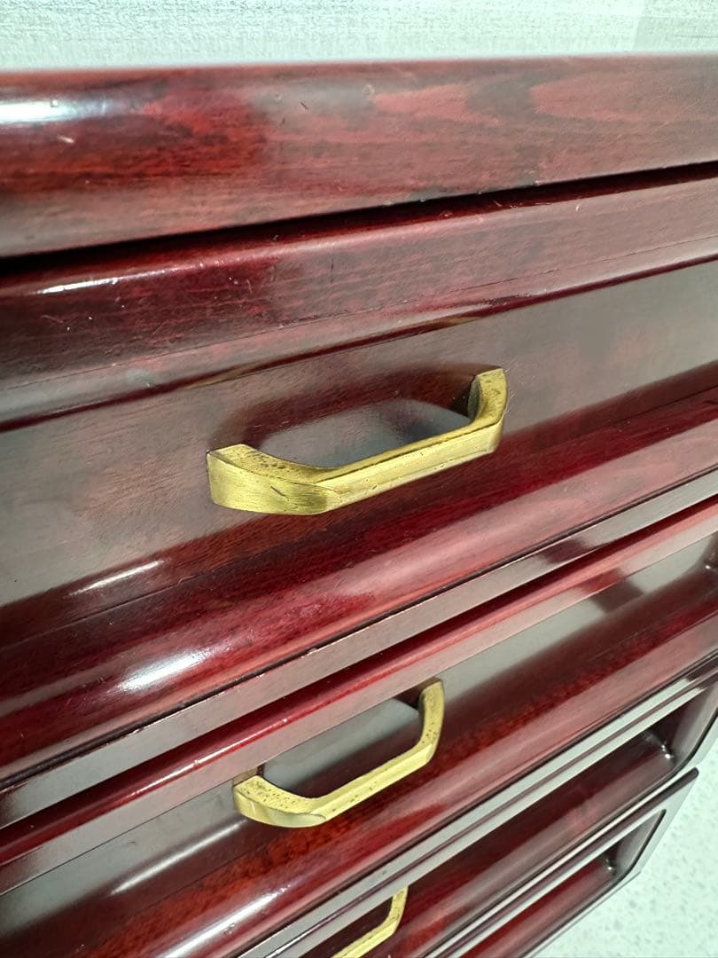 カリモク サイドチェスト 4段 リビングボード キャビネット 家具 ※i4※