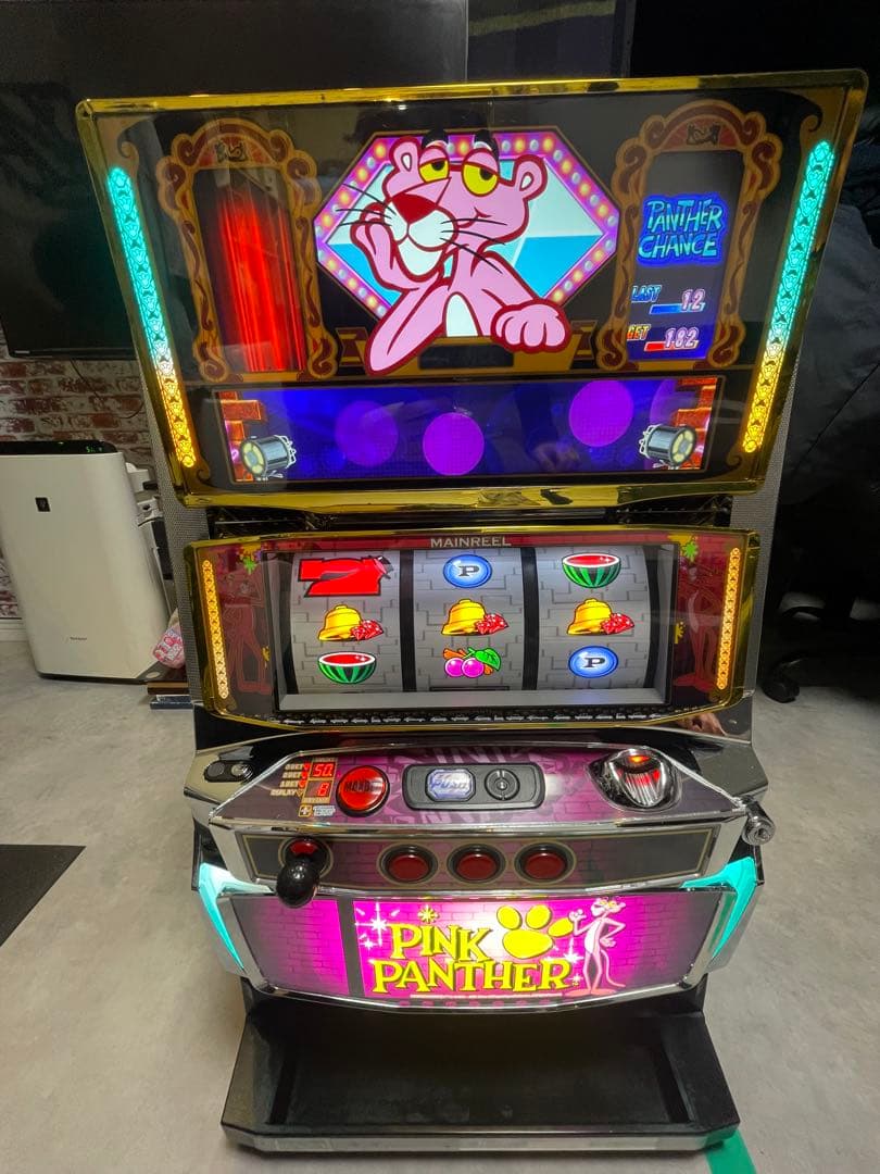 パチスロ実機 ピンクパンサーSP 不要機付