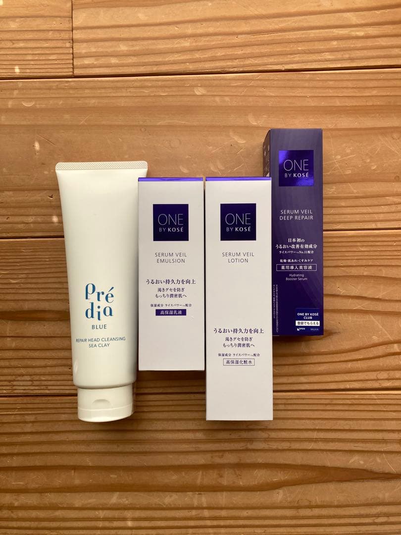ONE BY KOSÉ セラムヴェールセット&プレディアヘッドクレンズクレイ