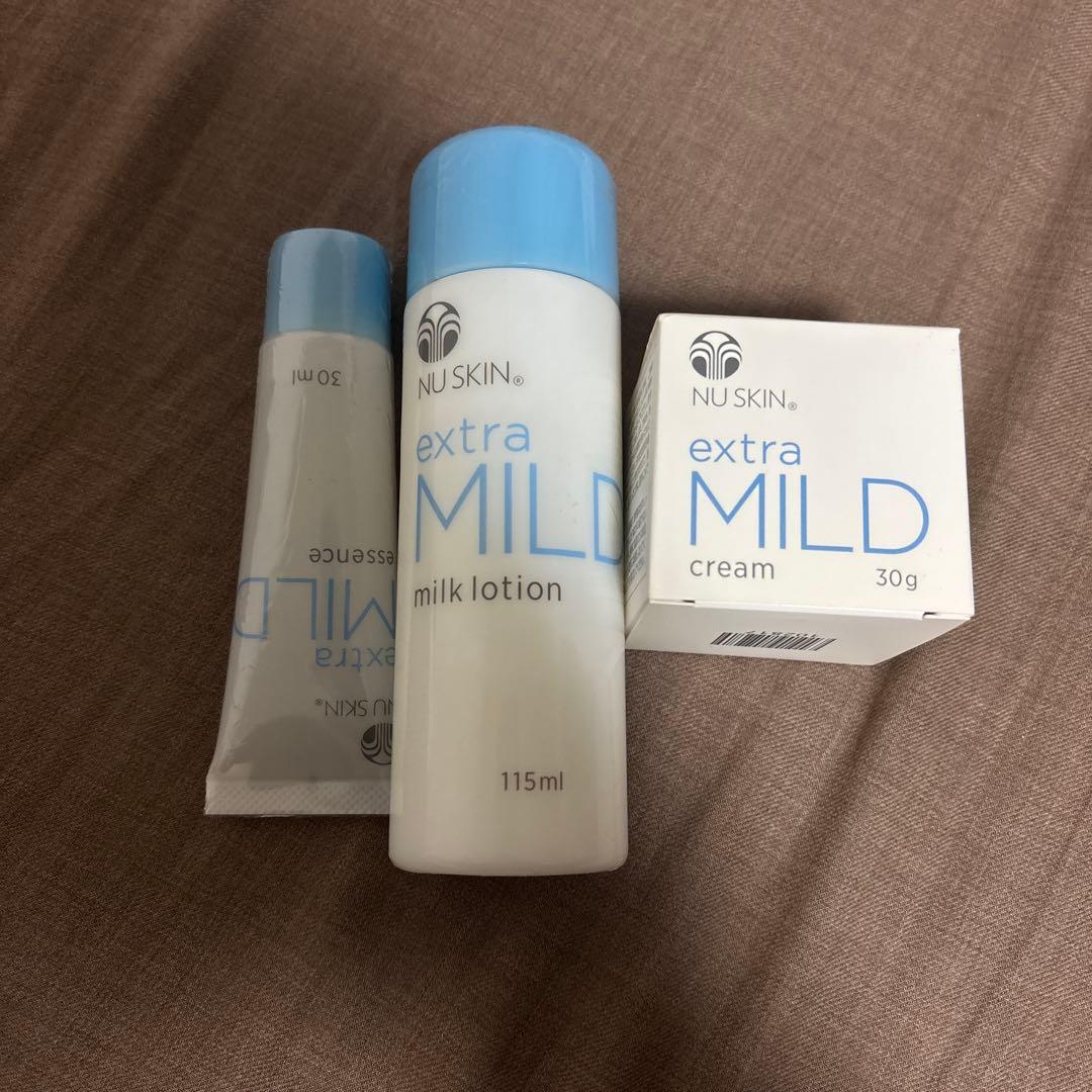 ニュースキンエクストラマイルド3点(乳液、エッセンス、クリーム)【新品未使用】