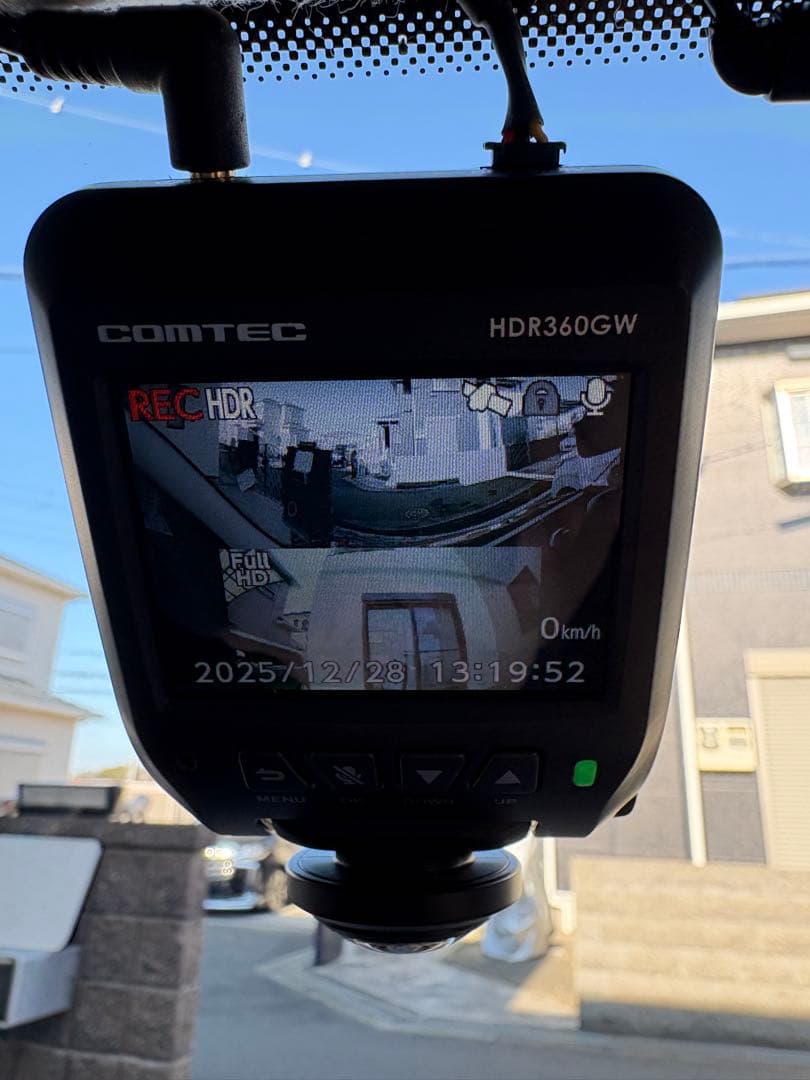 コムテック HDR360GW ドライブレコーダー駐車監視ハーネスHDROP-14