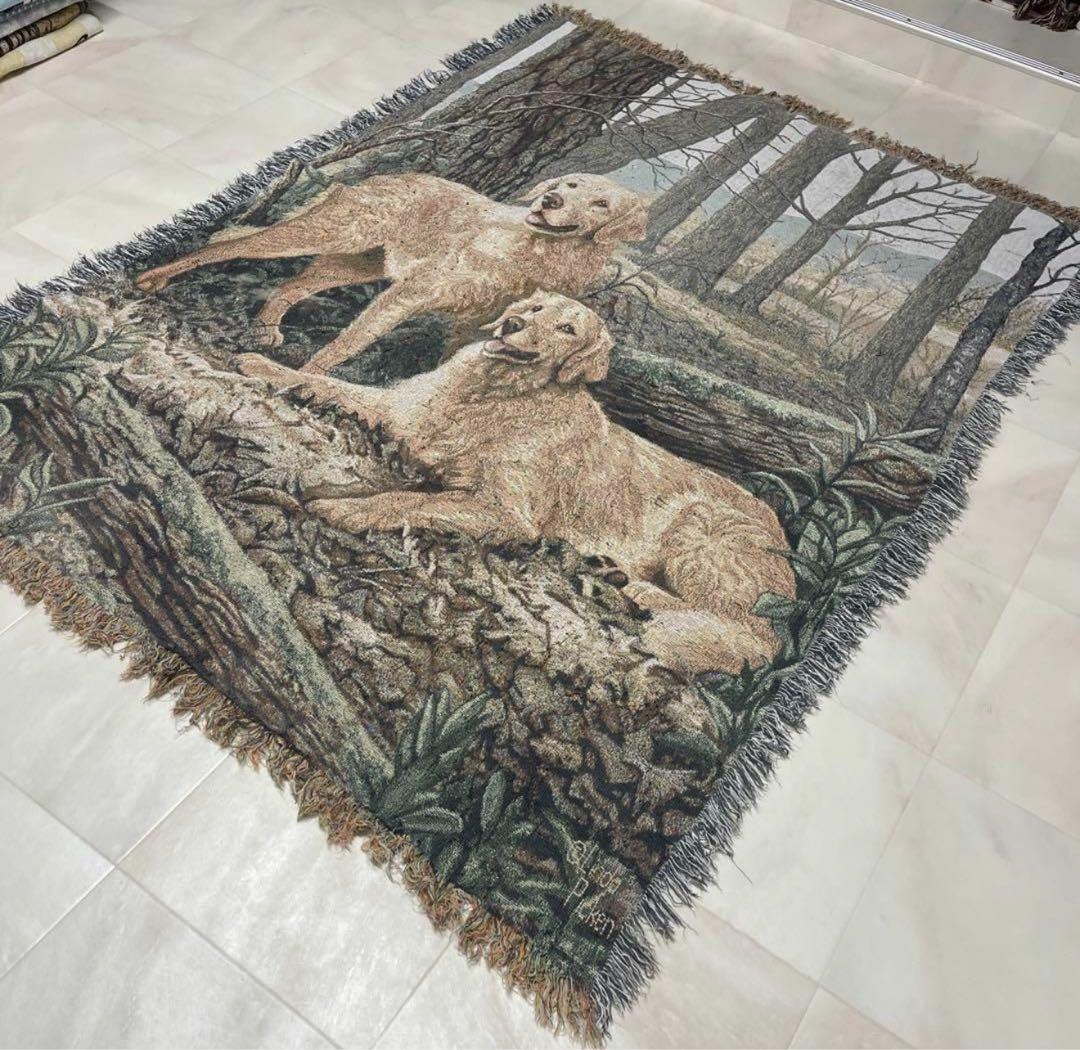 犬　ラブラドール　マルチカバー　ソファーカバー　ラグ　171x124