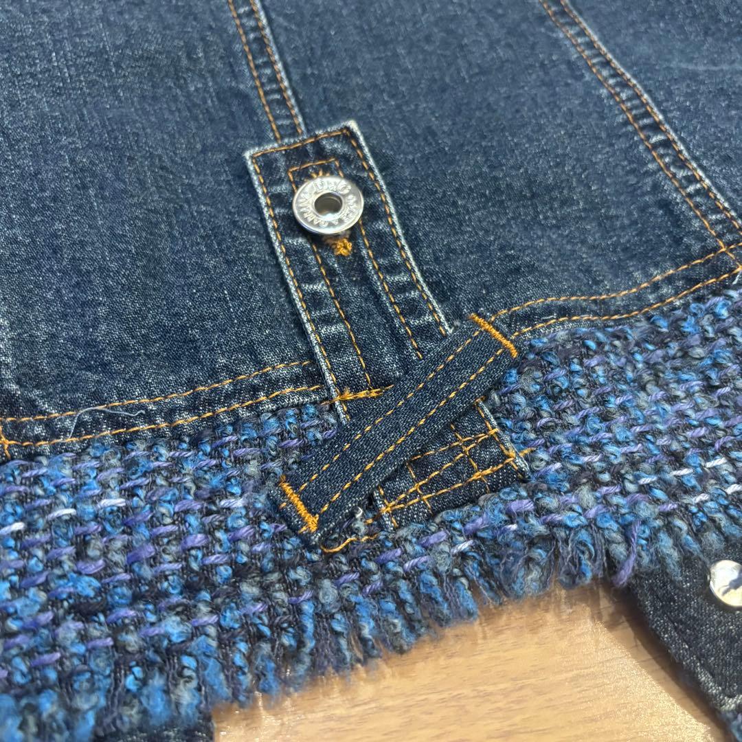 DOLCE & GABBANA ダークブルー デニムジャケット