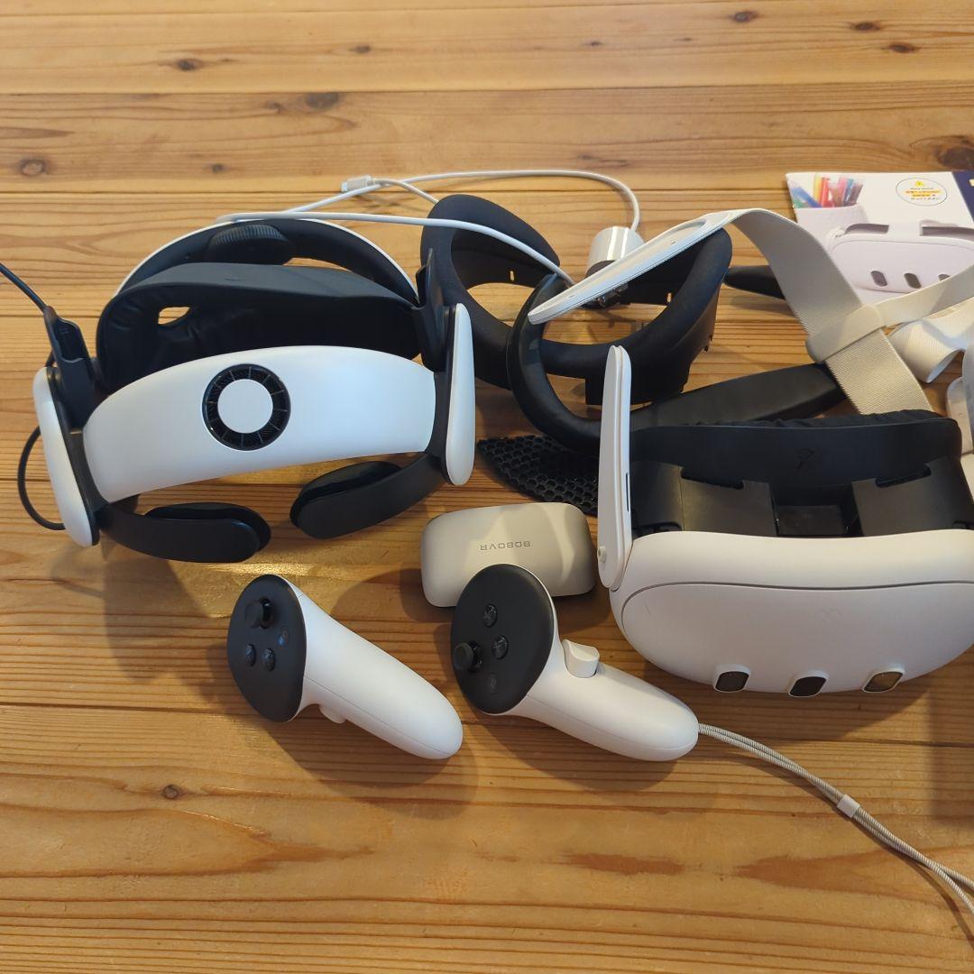  Quest3　128GB BOBOVR（S3Pro）付き　中古品