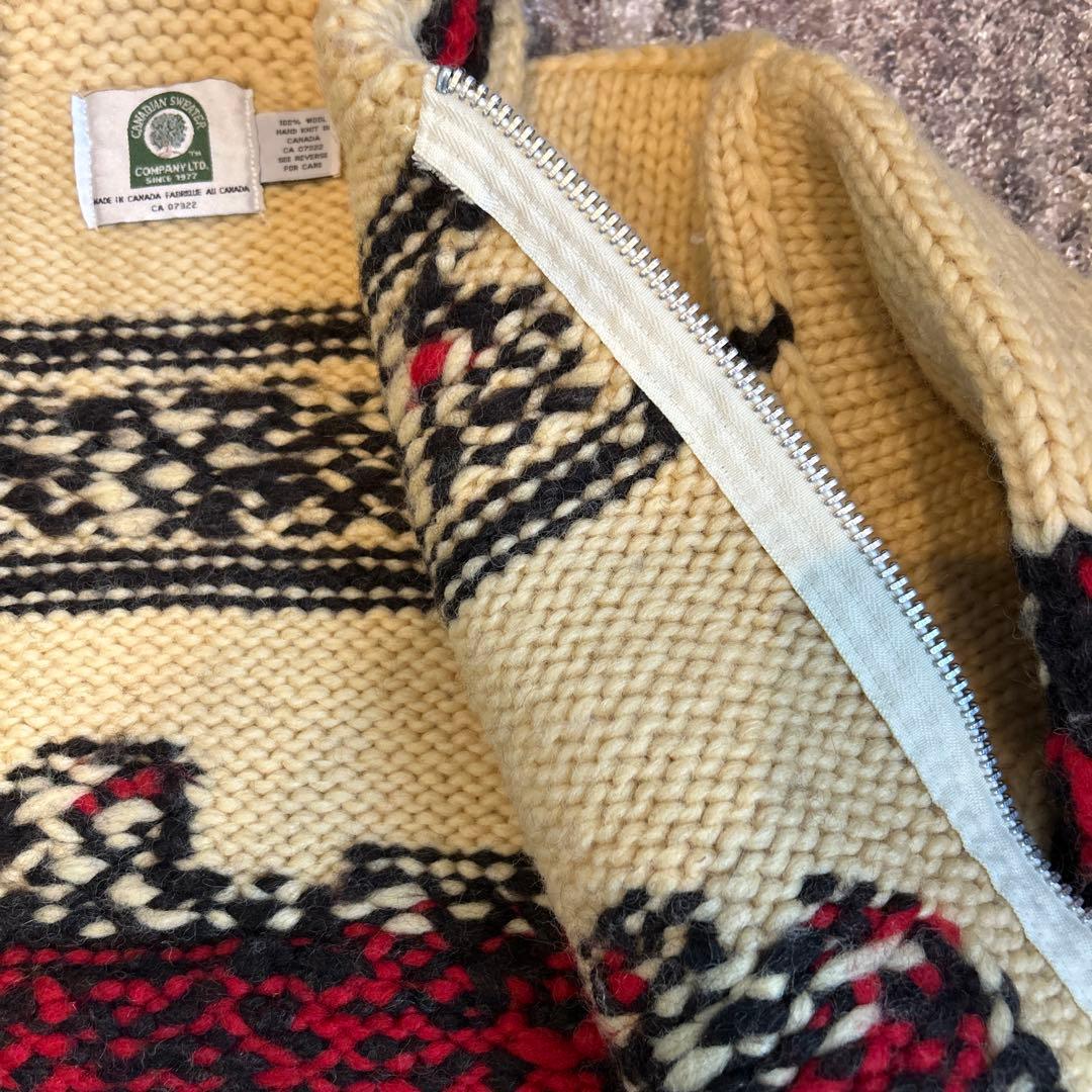 中古品　カウチンニット