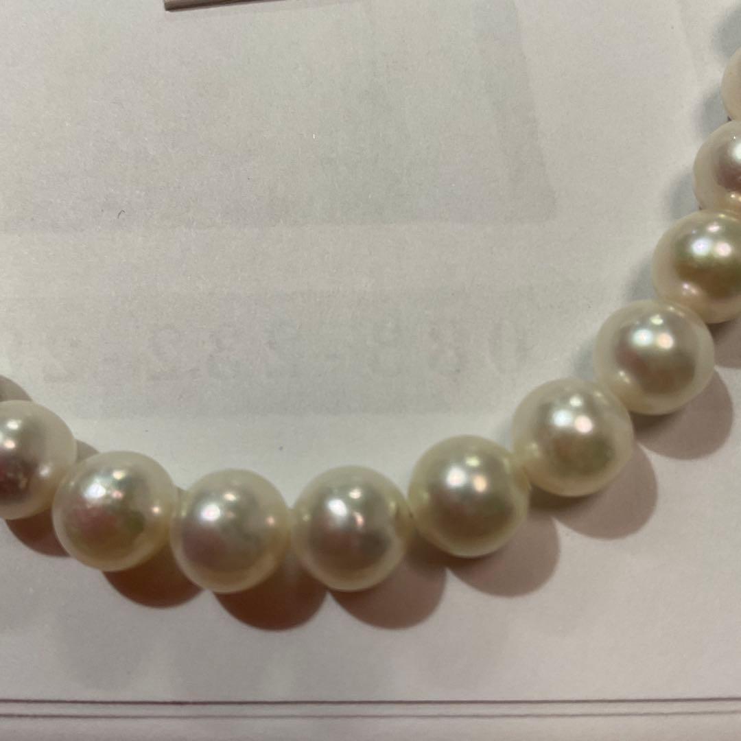あこや真珠鑑別書付きネックレス〔108819