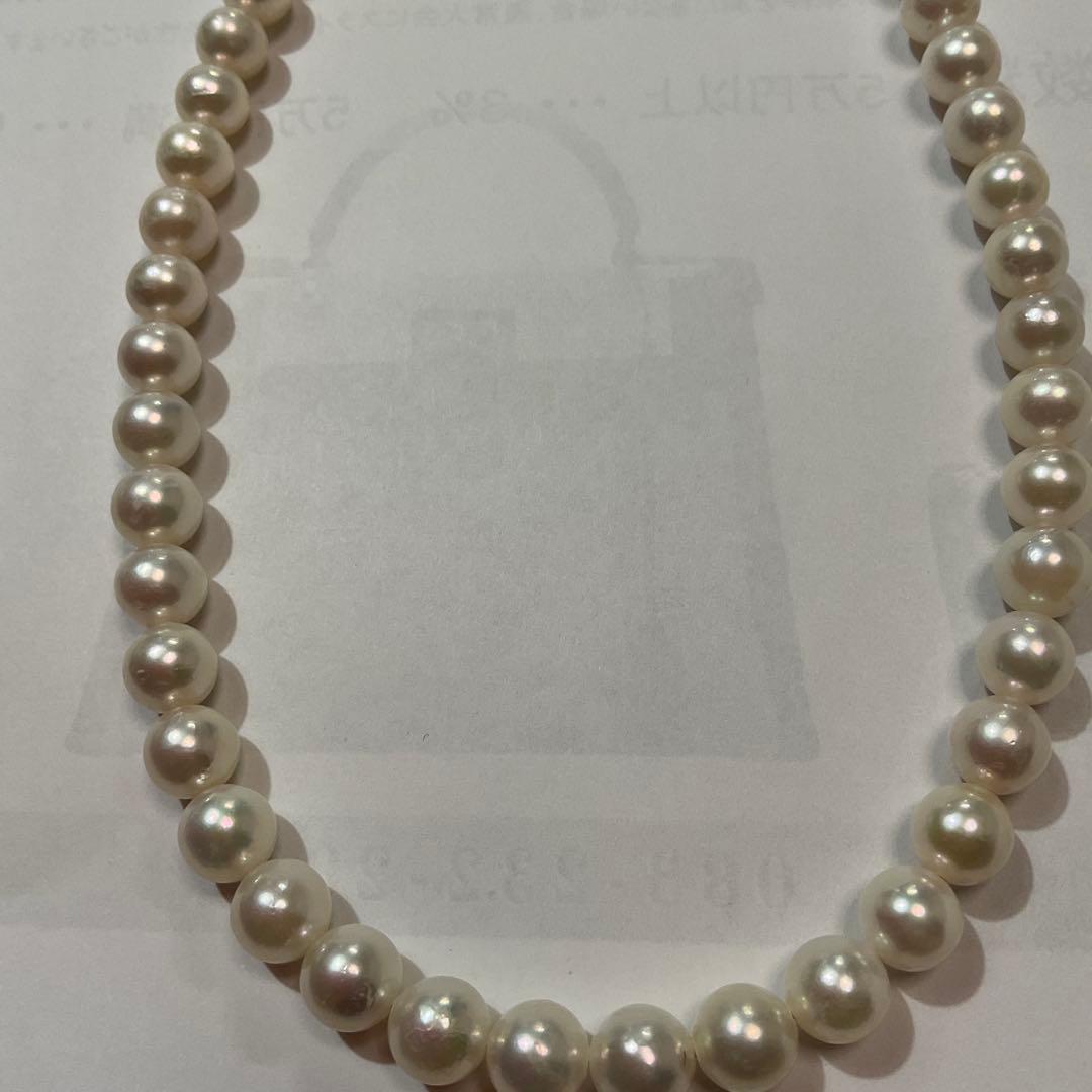 あこや真珠鑑別書付きネックレス〔108819