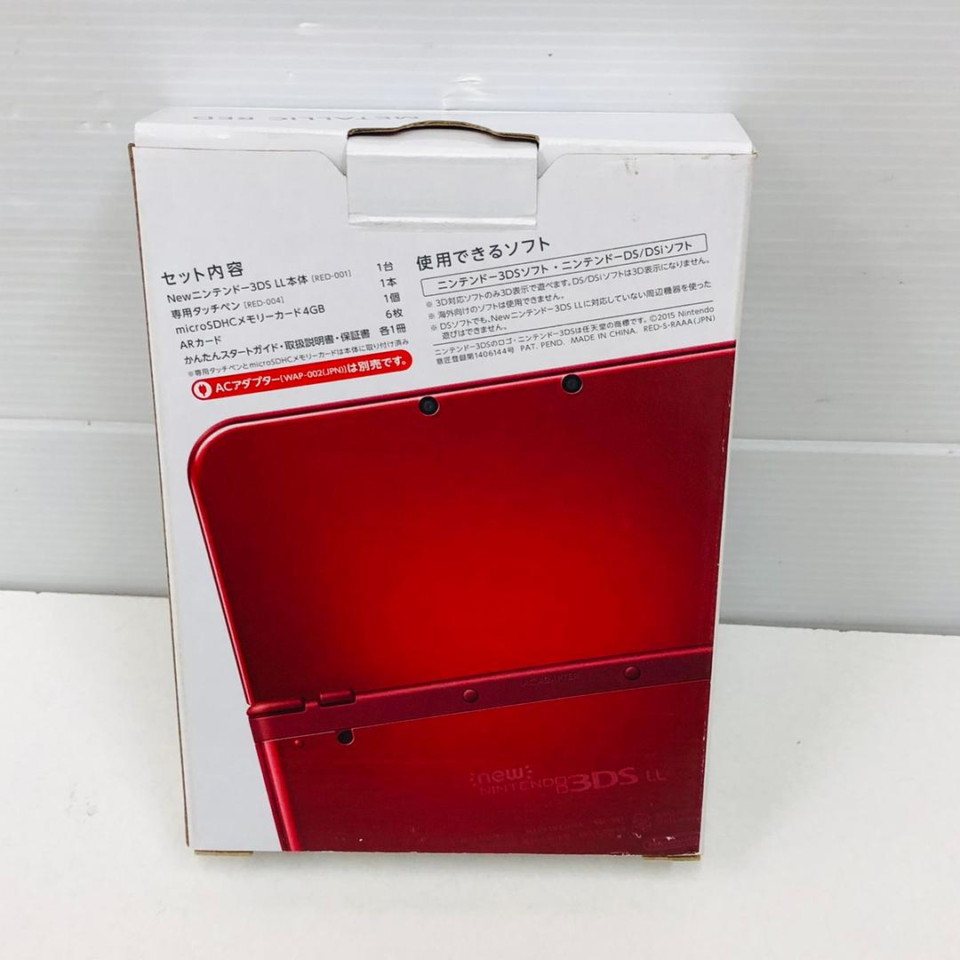 ★未使用品★極美品Newニンテンドー3DS LLメタリックレッド 生産終了訳