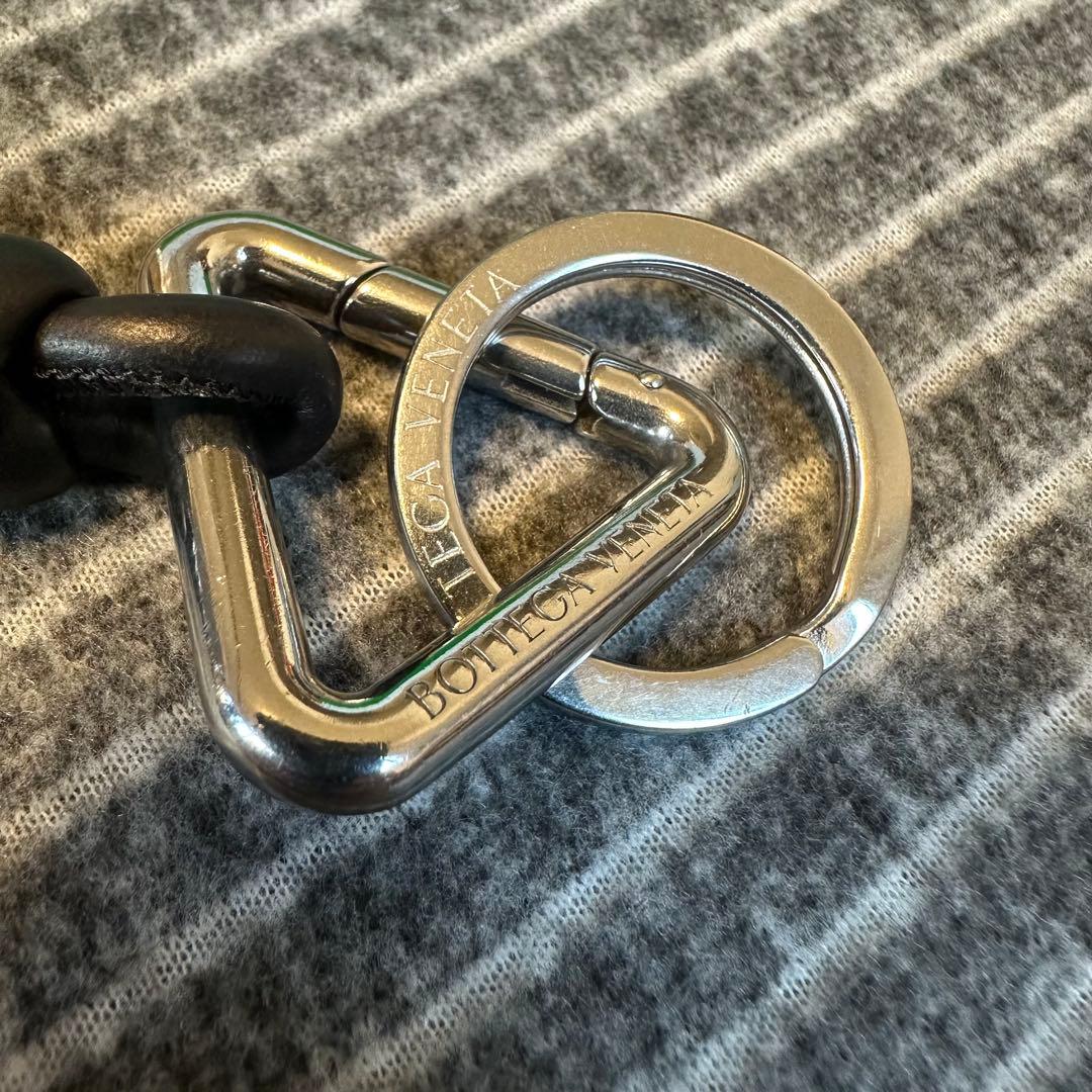 ☆極美品☆　ボッテガヴェネタ　キーリング　ネイビー　箱付き