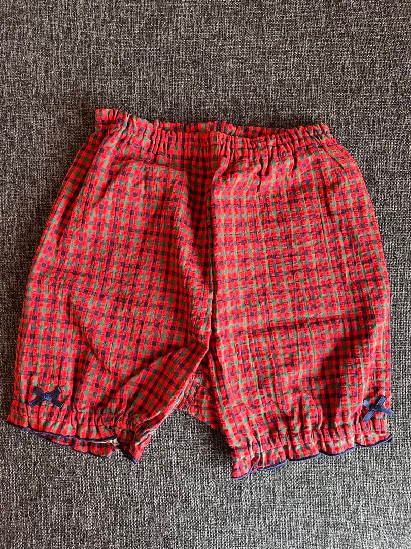 【新品未使用】familiar チュニック&ブルマ 80cm