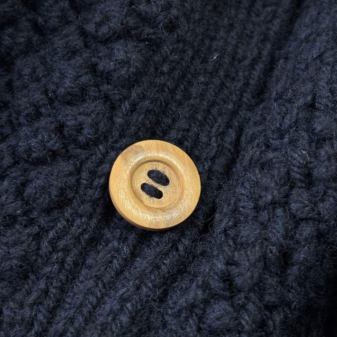 ✨未使用タグ付き✨アテナデザイン アランニット カーディガン紺42