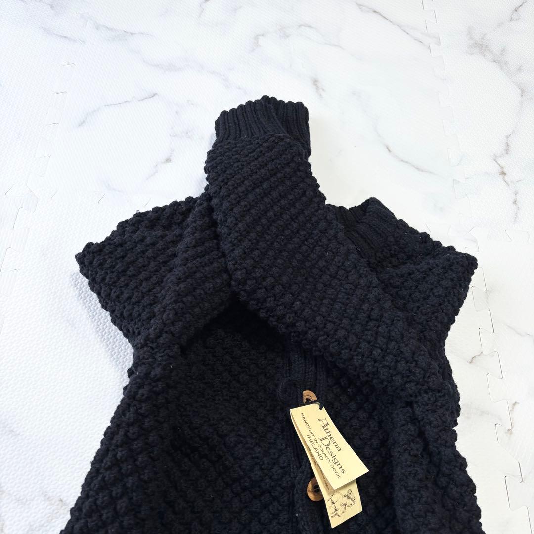 ✨未使用タグ付き✨アテナデザイン アランニット カーディガン紺42