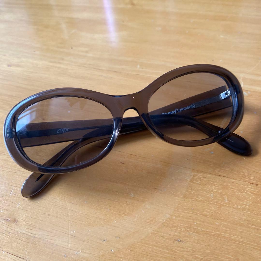 00’s OLD STUSSY Cindy サングラス ブラウン シンディー