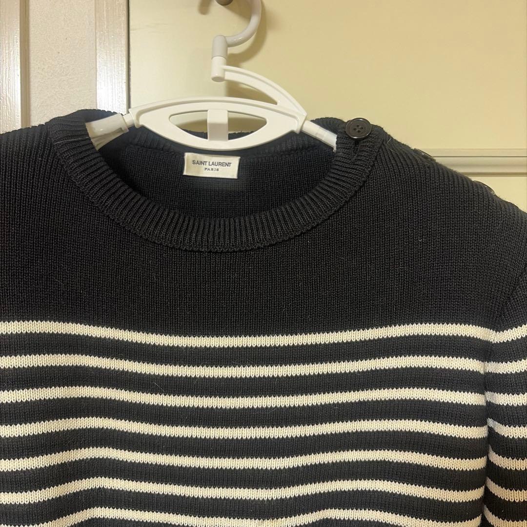 SAINT LAURENT ボーダーニット