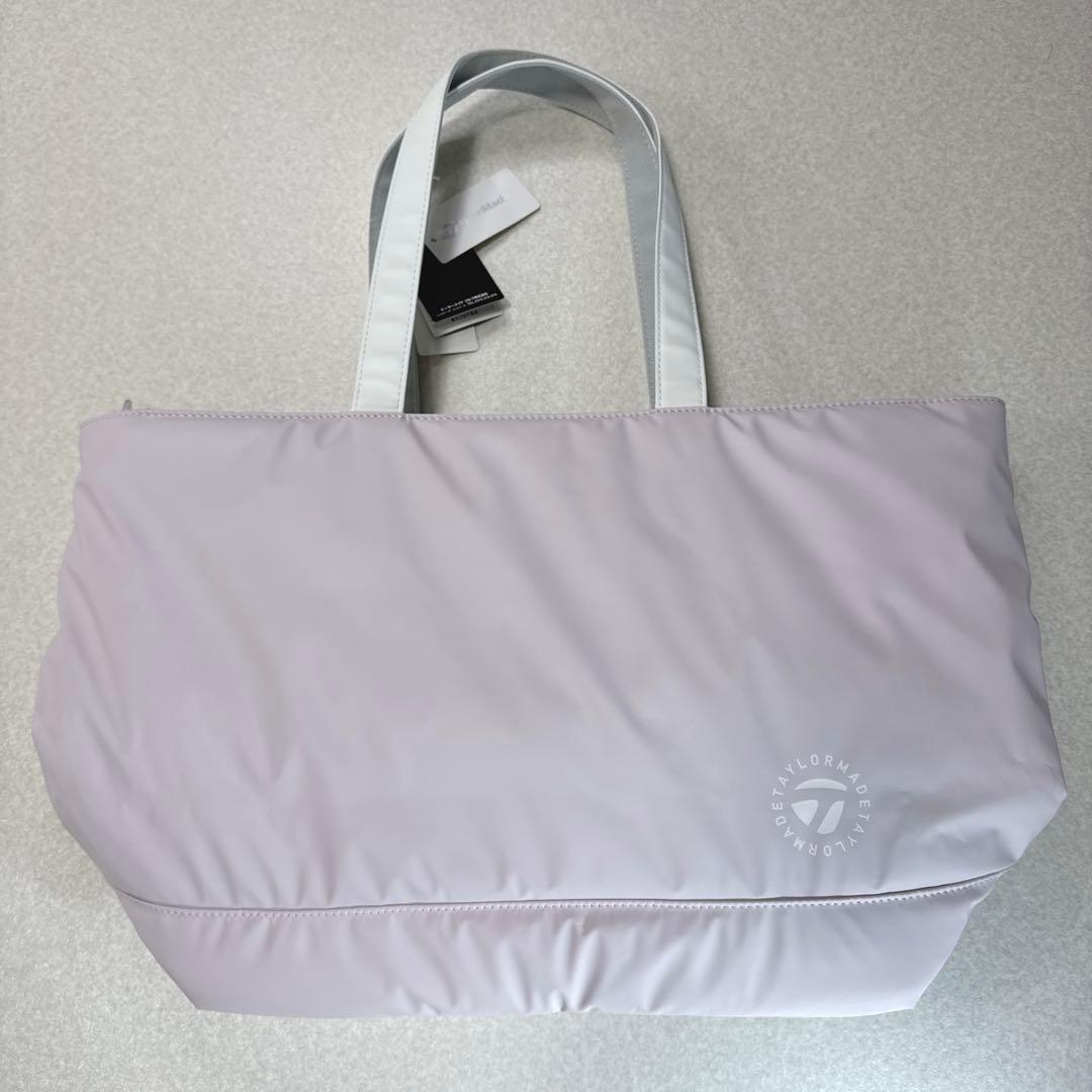 新品タグ⭐️テーラーメイド キルティング トートバッグ ゴルフ ダスティピンク