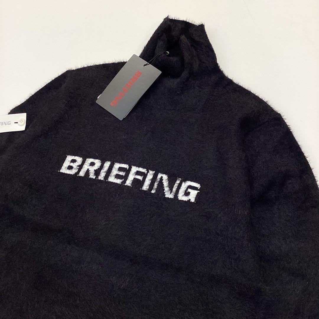 BRIEFING 新品　SHAGGY LOGO TURTLENECK KNIT