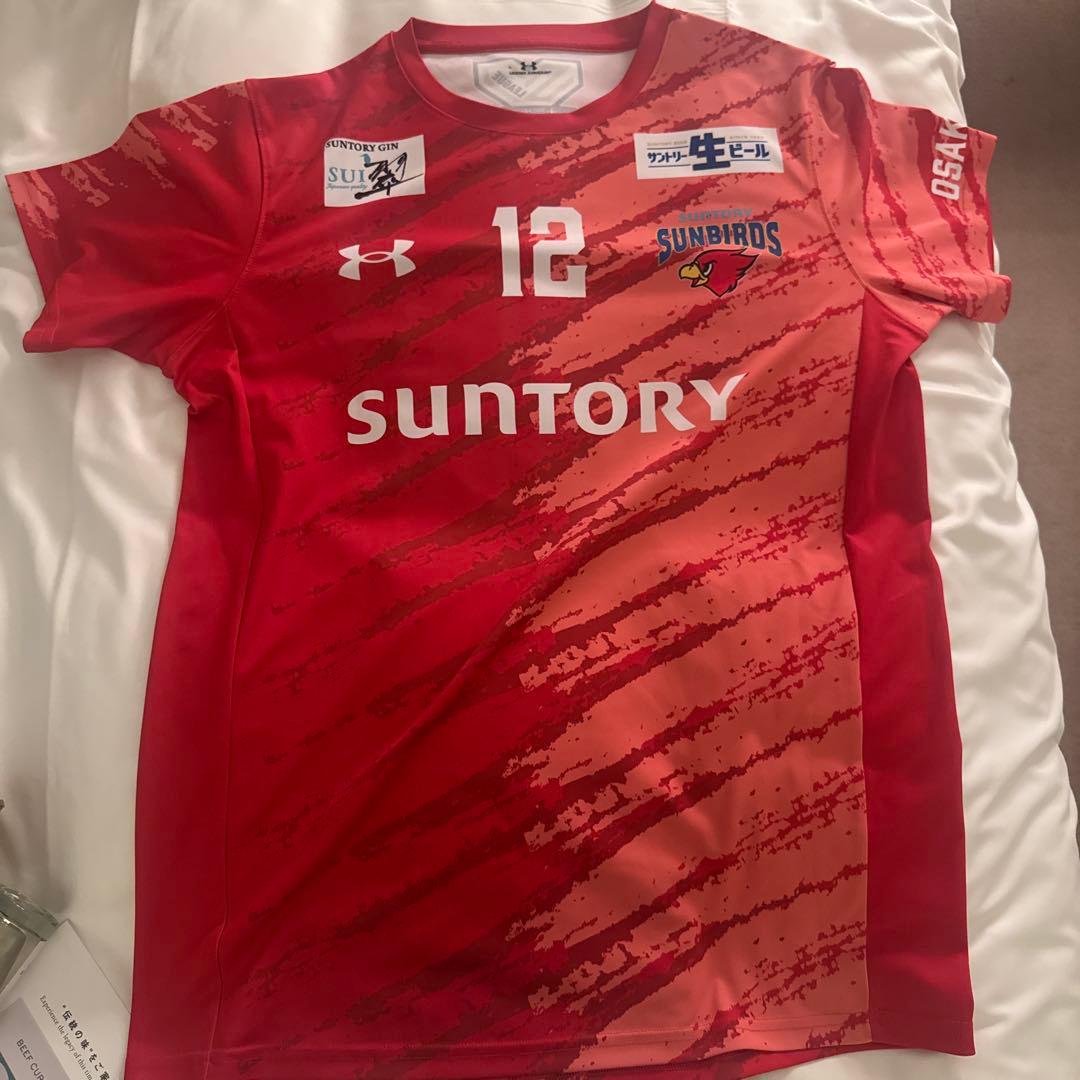 サントリーサンバーズ　バレーボールシャツ 12 高橋藍　　L
