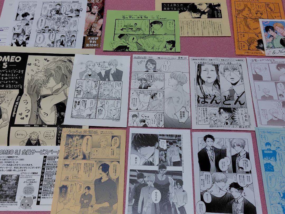 【バラ売り可能️⭕️】商業BL 限定特典 特典 イラストカード リーフレット