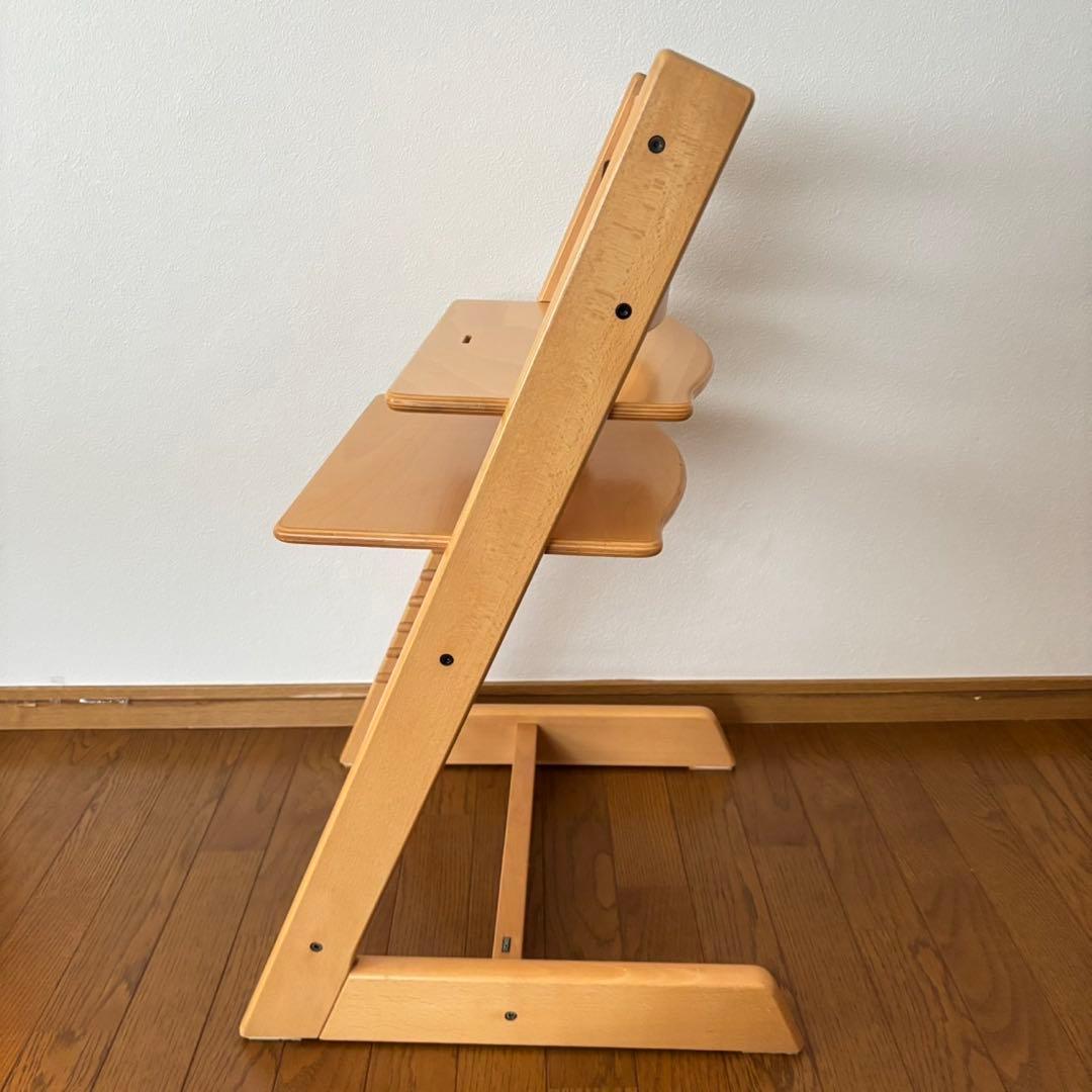 ストッケ　トリップ トラップ　ベビーチェア+ベビーセット　ナチュラル　S/N3③