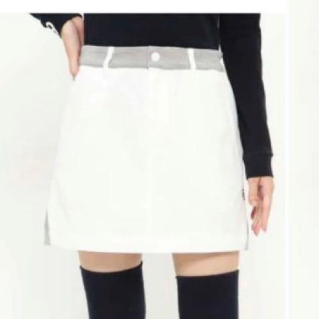 ドットエアー×ホールガーメントニット　スカート2