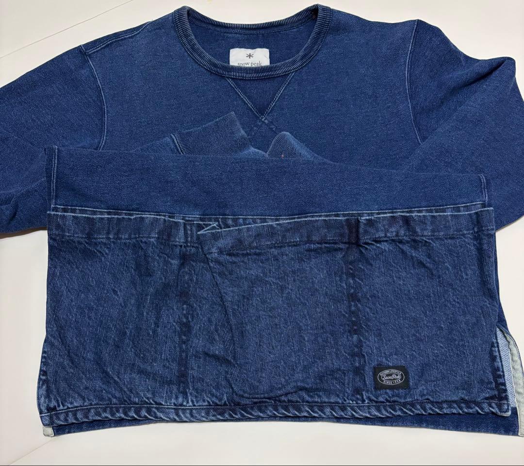 つ*ー様 新品　 Peak スノーピーク　キャンピングインディゴスウェッ