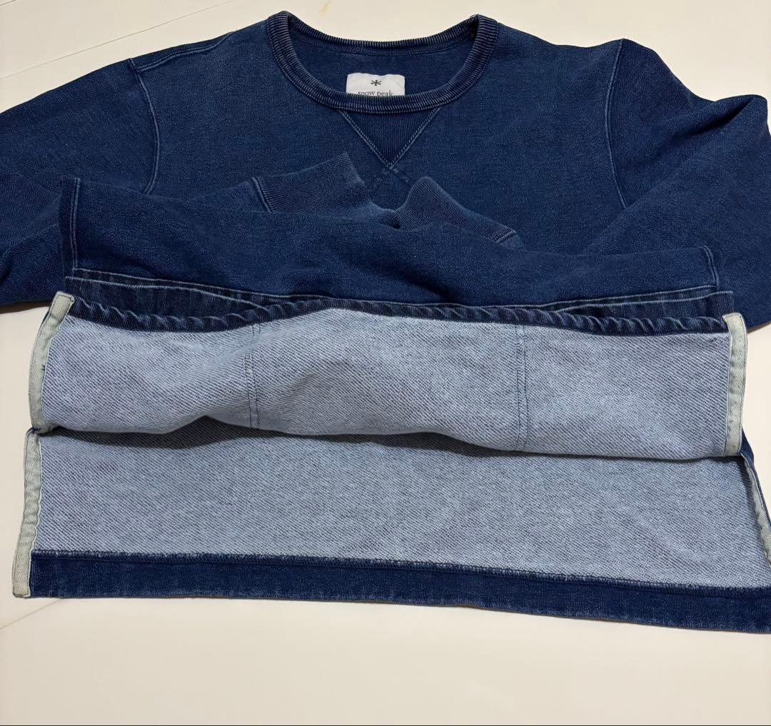 つ*ー様 新品　 Peak スノーピーク　キャンピングインディゴスウェッ