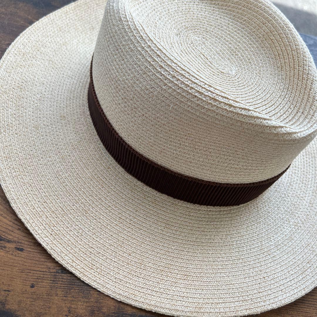 メゾンミッシェル 麦わら帽子 S