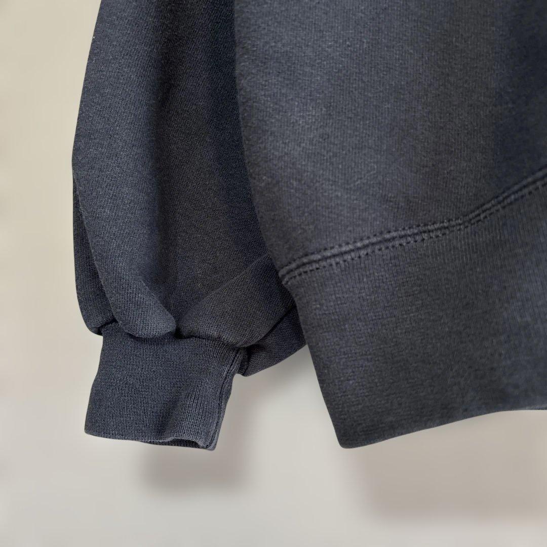 ラッセル 黒 スウェットXXL 90s USA ハイコットン ヴィンテージ