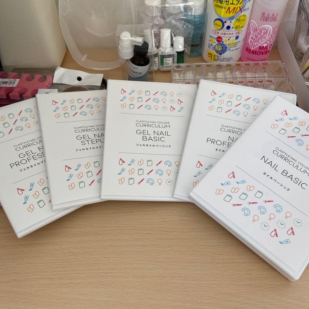 ネイリスト検定セット　初級中級上級三級二級取得用セット（バラ売り無）