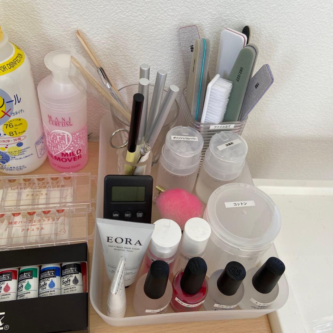 ネイリスト検定セット　初級中級上級三級二級取得用セット（バラ売り無）